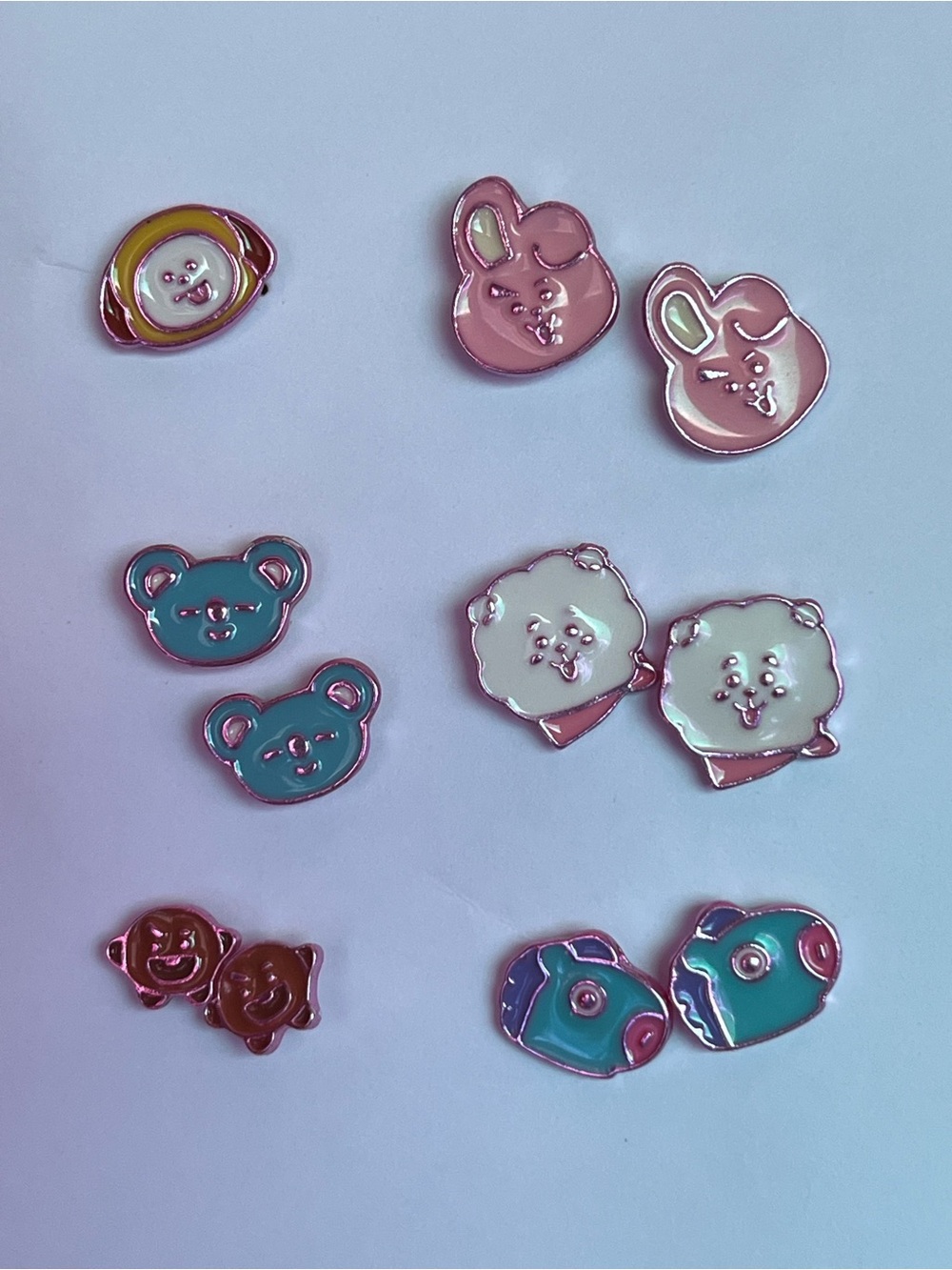 BT21 BTS KPop Post Earring Set